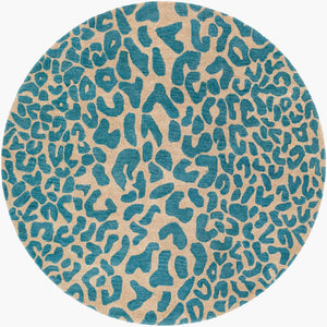 Livabliss Athena Hand Tufted Wool Area Rug Plush Indian Artisan Weave for Living Spaces Brown, Deep Tea 4' x 4' Round ATH5120-4RD
