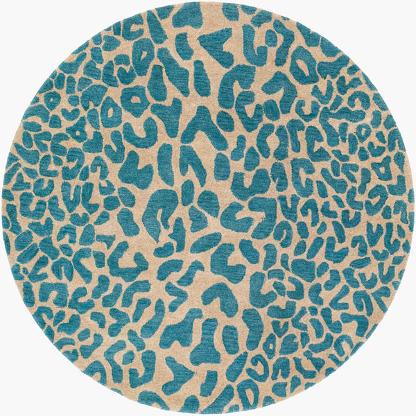 Livabliss Athena Hand Tufted Wool Area Rug Plush Indian Artisan Weave for Living Spaces Brown, Deep Tea 4' x 4' Round ATH5120-4RD