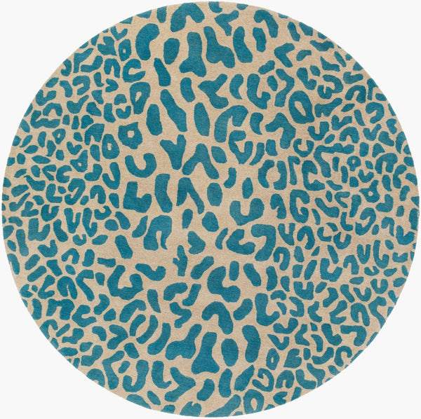 Livabliss Athena Hand Tufted Wool Area Rug Plush Indian Artisan Weave for Living Spaces Brown, Deep Tea 8' x 8' Round ATH5120-8RD