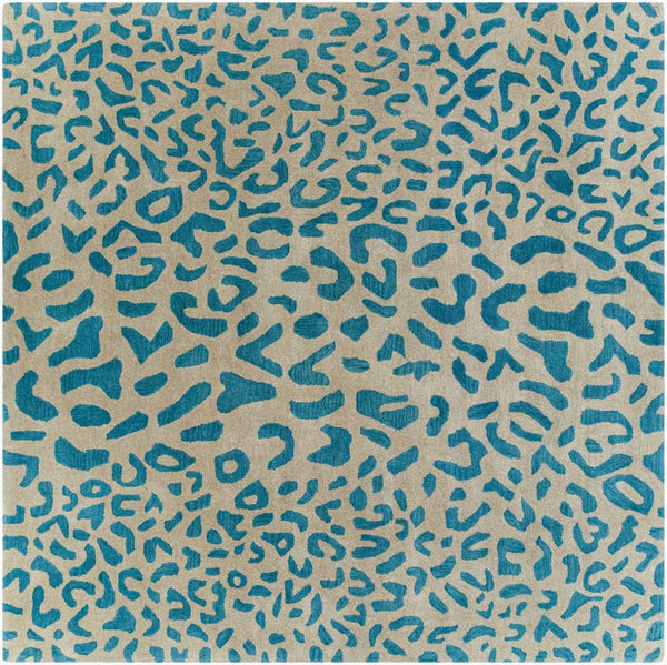Livabliss Athena Hand Tufted Wool Area Rug Plush Indian Artisan Weave for Living Spaces Brown, Deep Tea 4' x 4' Square ATH5120-4SQ