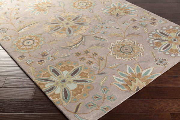 Surya Athena Hand Tufted Wool Area Rug Cottage Artisan Square for Bedroom Entryway ATH5127-4SQ