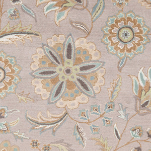 Surya Athena Hand Tufted Wool Area Rug Cottage Artisan Square for Bedroom Entryway ATH5127-4SQ