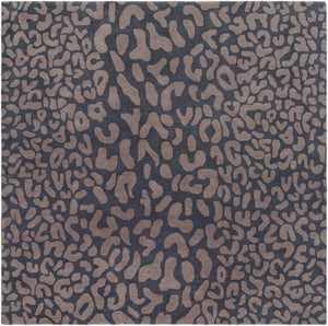 Surya Athena Hand-tufted Wool Area Rug with Heritage Pattern for Living Room Entryway 4' x 4' Square ATH5134-4SQ