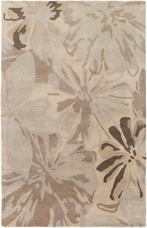 Livabliss Athena Hand Tufted Wool Area Rug Cottage Style Artisan Crafted for Living Rooms Light Gray, Med 4' x 6' ATH5135-46