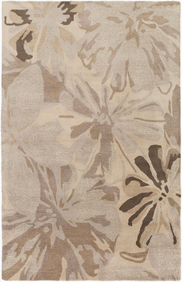 Livabliss Athena Hand Tufted Wool Area Rug Cottage Style Artisan Crafted for Living Rooms Light Gray, Med 4' x 6' ATH5135-46