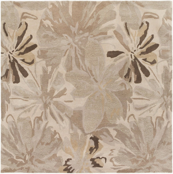 Livabliss Athena Hand Tufted Wool Area Rug Cottage Style Artisan Crafted for Living Rooms Light Gray, Med 8' x 8' Square ATH5135-8SQ