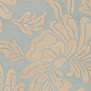 Surya Athena 4' X 6' Hand-tufted Wool Rug - Modern Minimalist Elegance For Stylish Contemporary Living Pale Blue Wool Ath5140-912