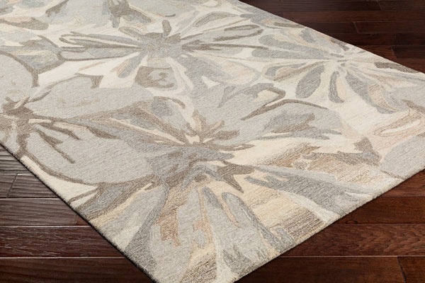 Livabliss Athena Hand Tufted Wool Area Rug Cottage Style Living Room Floor Accent India Taupe, Charcoal 2' x 3' ATH5150-23