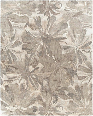 Livabliss Athena Hand Tufted Wool Area Rug Cottage Style Living Room Floor Accent India Taupe, Charcoal 7'6" x 9'6" ATH5150-7696