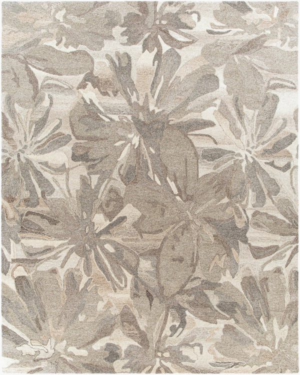 Livabliss Athena Hand Tufted Wool Area Rug Cottage Style Living Room Floor Accent India Taupe, Charcoal 7'6" x 9'6" ATH5150-7696