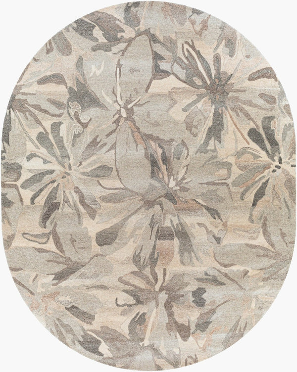 Livabliss Athena Hand Tufted Wool Area Rug Cottage Style Living Room Floor Accent India Taupe, Charcoal 8' x 10' ATH5150-810OV