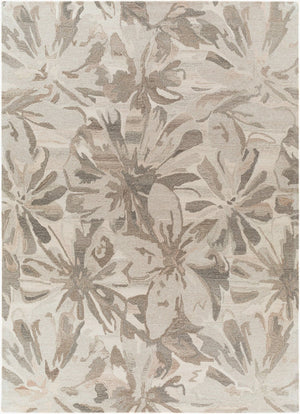Livabliss Athena Hand Tufted Wool Area Rug Cottage Style Living Room Floor Accent India Taupe, Charcoal 8' x 11' ATH5150-811