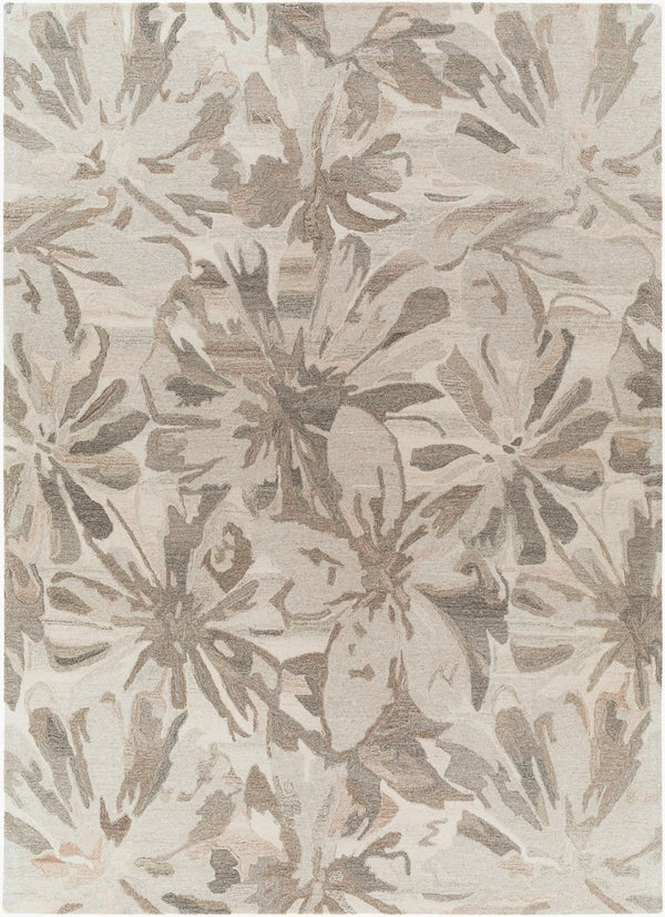 Livabliss Athena Hand Tufted Wool Area Rug Cottage Style Living Room Floor Accent India Taupe, Charcoal 8' x 11' ATH5150-811
