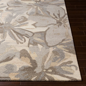 Livabliss Athena Hand Tufted Wool Area Rug Cottage Style Living Room Floor Accent India Taupe, Charcoal 2' x 3' ATH5150-23