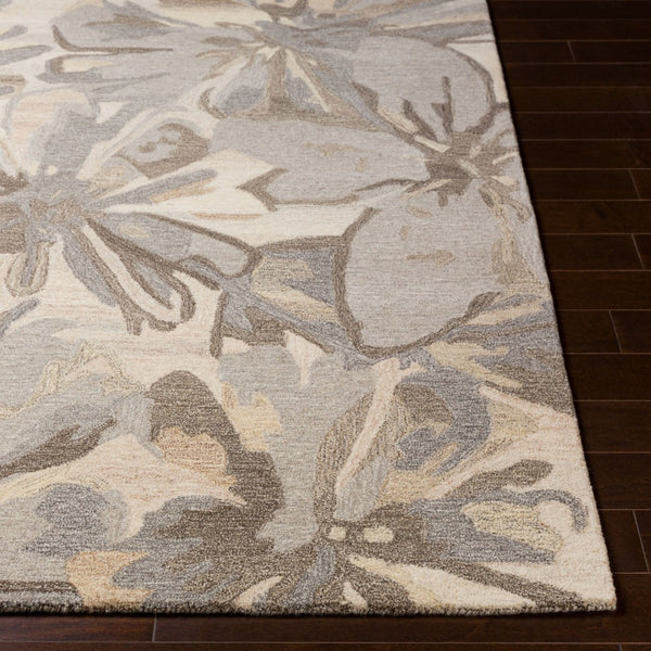 Livabliss Athena Hand Tufted Wool Area Rug Cottage Style Living Room Floor Accent India Taupe, Charcoal 2' x 3' ATH5150-23