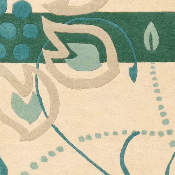 Surya Athena 4' X 6' Hand-tufted Wool Rug - Modern Minimalist Elegance For Stylish Contemporary Living Medium Green Wool Ath5154-1014