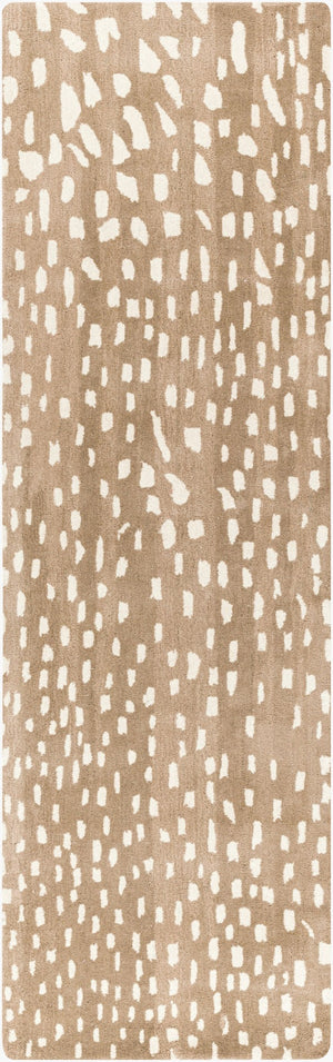 Livabliss Athena Hand Tufted Wool Area Rug Modern Artisan Weave for Living Room or Bedroom Light Brown, Ta 2'6" x 8' ATH5162-268