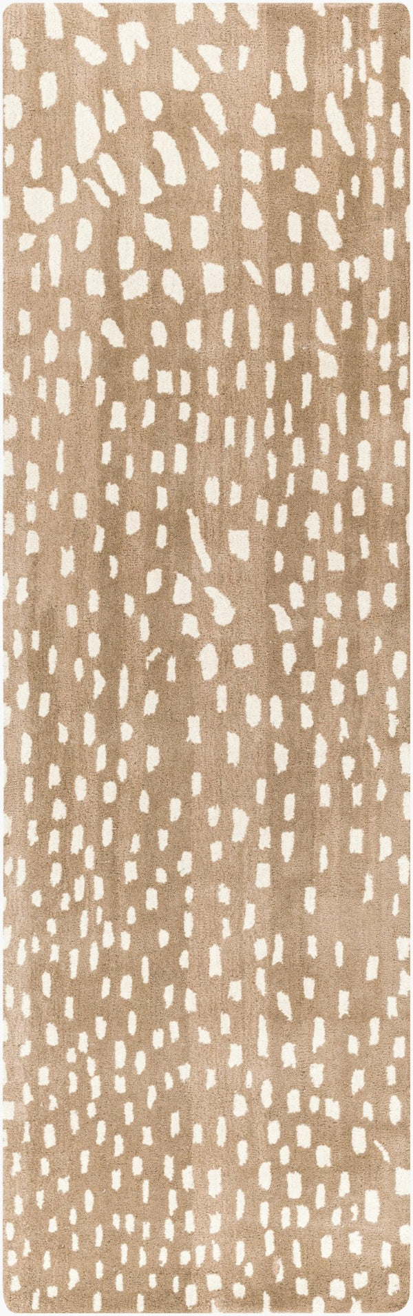 Livabliss Athena Hand Tufted Wool Area Rug Modern Artisan Weave for Living Room or Bedroom Light Brown, Ta 2'6" x 8' ATH5162-268