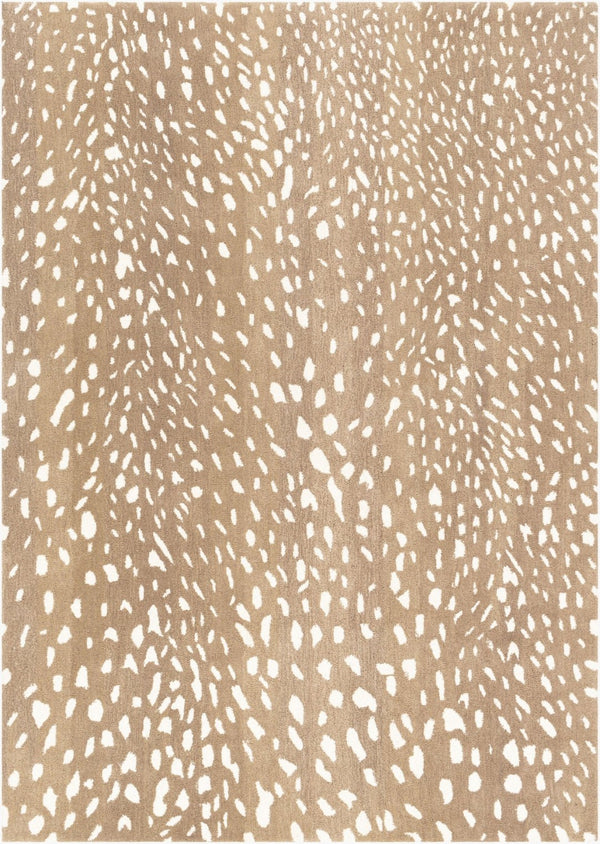 Livabliss Athena Hand Tufted Wool Area Rug Modern Artisan Weave for Living Room or Bedroom Light Brown, Ta 6' x 6' Square ATH5162-6SQ