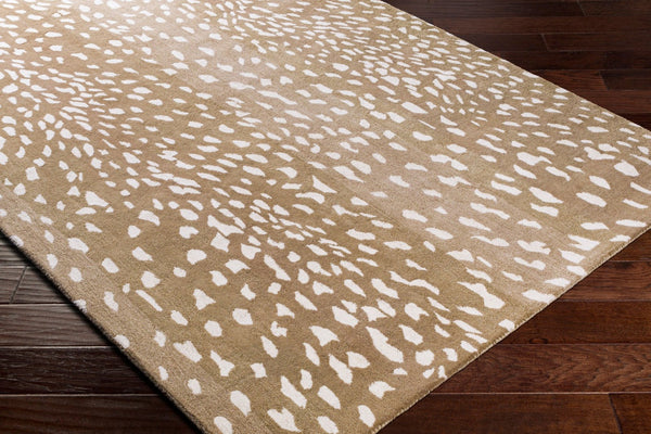 Livabliss Athena Hand Tufted Wool Area Rug Modern Artisan Weave for Living Room or Bedroom Light Brown, Ta 6' x 6' Square ATH5162-6SQ