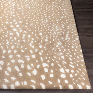 Livabliss Athena Hand Tufted Wool Area Rug Modern Artisan Weave for Living Room or Bedroom Light Brown, Ta 6' x 6' Square ATH5162-6SQ
