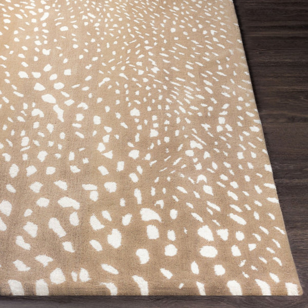 Livabliss Athena Hand Tufted Wool Area Rug Modern Artisan Weave for Living Room or Bedroom Light Brown, Ta 6' x 6' Square ATH5162-6SQ