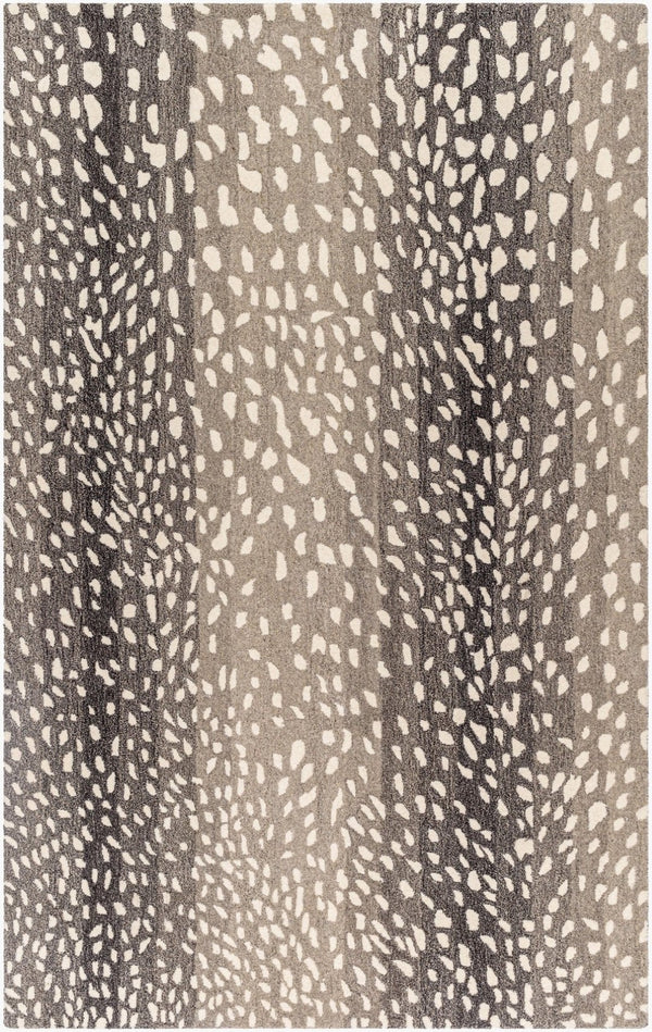 Livabliss Athena Hand Tufted Wool Area Rug Plush Medium Pile Modern Living Room Floor Light Gray, Bla 12' x 15' ATH5170-1215