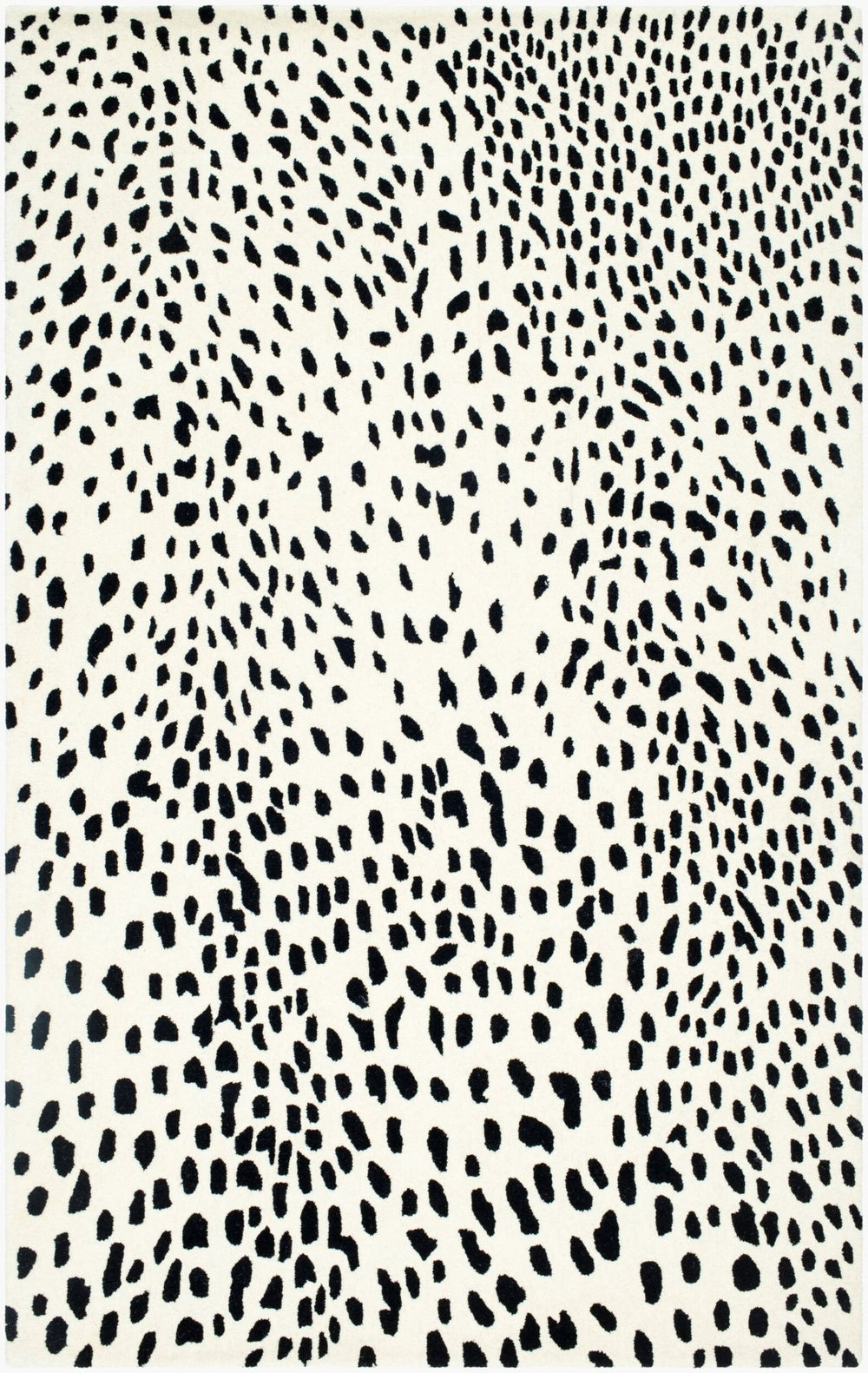 Livabliss Athena Hand Tufted Wool Area Rug Modern Pattern for Living Room or Dining Space Cream, Black 8' x 11' ATH5171-811