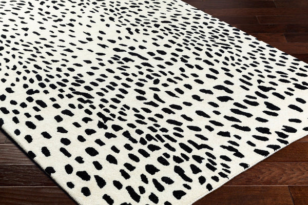Livabliss Athena Hand Tufted Wool Area Rug Modern Pattern for Living Room or Dining Space Cream, Black 8' x 11' ATH5171-811