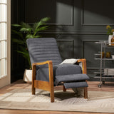 Christopher Knight Home® - Noble House - Munro Contemporary Fabric Channel Stitch Pushback Recliner