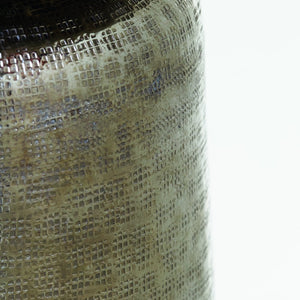 Bernhardt Bernhardt Lorraine Sculptural Round Chairside Table, Nickel Finish Conical Pedestal, 15" Compact Glam 375172