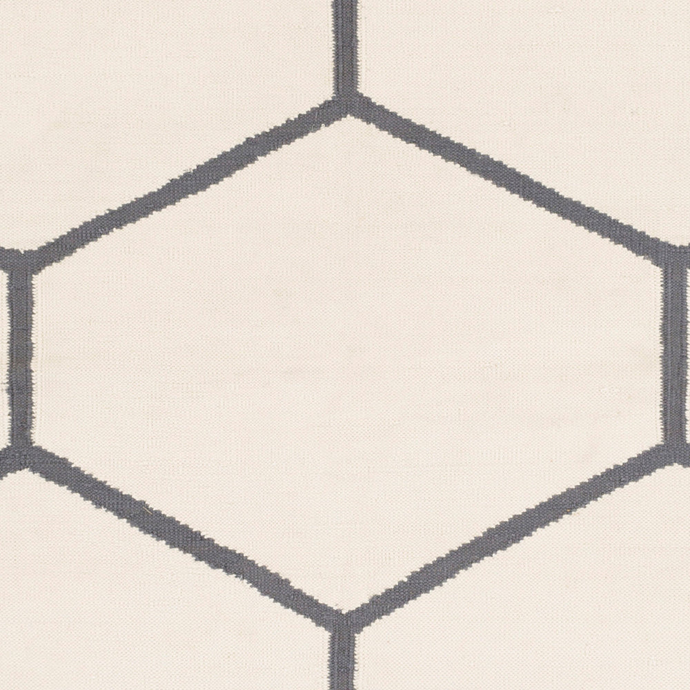 Surya Atrium 2'6" X 8' Handmade Cotton Rug - Modern Decor, Durable, No Pile, Spot Clean, One Year Warranty Light Gray Cotton Atm3009-268