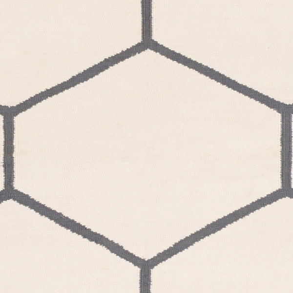 Surya Atrium 2'6" X 8' Handmade Cotton Rug - Modern Decor, Durable, No Pile, Spot Clean, One Year Warranty Light Gray Cotton Atm3009-268