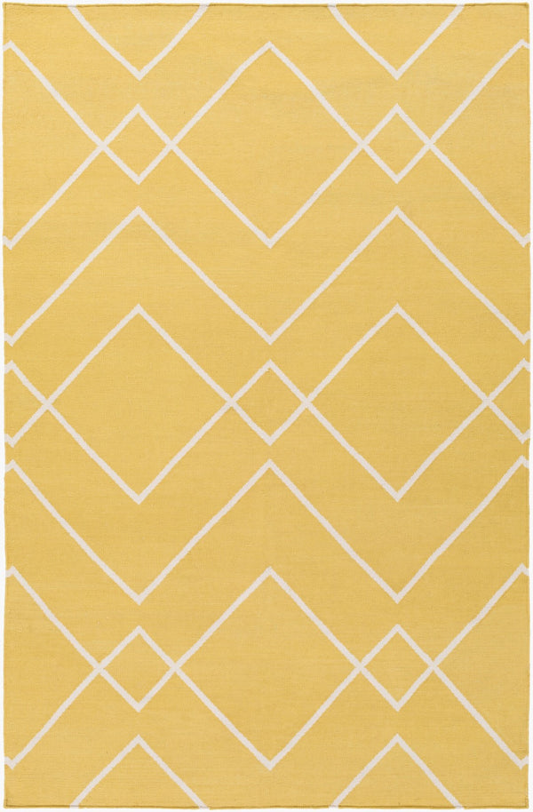 Surya Atrium 2'6" X 8' Handmade Cotton Rug - Modern Decor, Durable, No Pile, Spot Clean, One Year Warranty Tan Cotton Atm3032-23