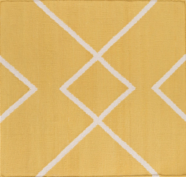 Surya Atrium 2'6" X 8' Handmade Cotton Rug - Modern Decor, Durable, No Pile, Spot Clean, One Year Warranty Tan Cotton Atm3032-268