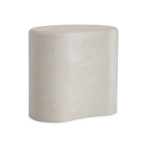 Bernhardt Bernhardt Nova Side Table In Light Vellum Finish — Sculptural Kidney-Shaped Wood Accent Table, 23" 519122