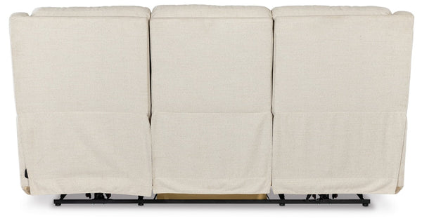 Hooker Furniture Nelson Zero Gravity Power Sofa With Usb‑C Charging, Adjustable Headrest & Lumbar, Wayfarer Frost Upholstery SS836-PHZL3-402