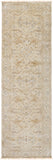 Antique ATQ-1000 2'6" x 8' Handmade Rug ATQ1000-268  Light Sage, Ivory, Tan, Charcoal Surya