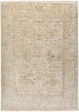Antique ATQ-1000 8' x 11' Handmade Rug ATQ1000-811  Light Sage, Ivory, Tan, Charcoal Surya