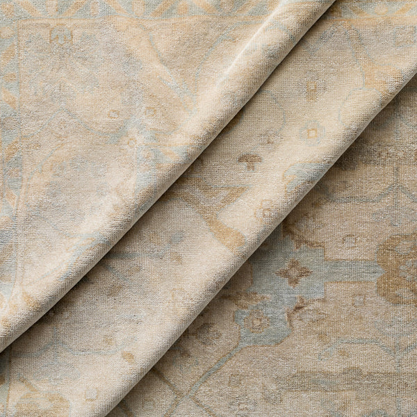 Antique ATQ-1000 8' x 11' Handmade Rug ATQ1000-811  Light Sage, Ivory, Tan, Charcoal Surya