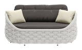 Coral Reef Loveseat Gray 704026 Zuo Modern