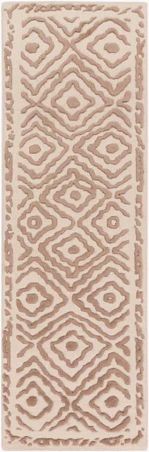 Surya Atlas Ats-1001 2' X 3' Handcrafted Wool Rug - Durable, Stylish, Perfect For Home Décor & Comfort Brown Wool Ats1006-268