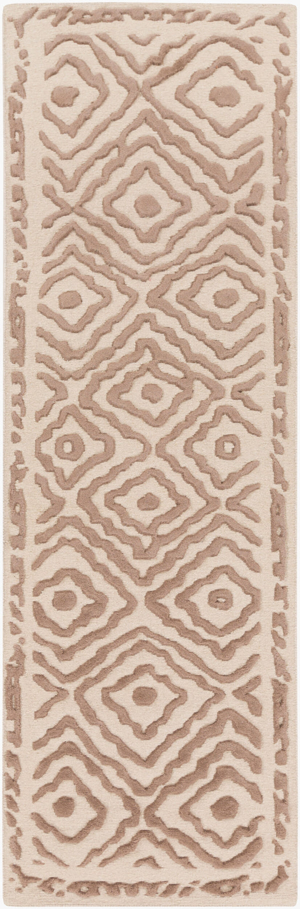 Surya Atlas Ats-1001 2' X 3' Handcrafted Wool Rug - Durable, Stylish, Perfect For Home Décor & Comfort Brown Wool Ats1006-268