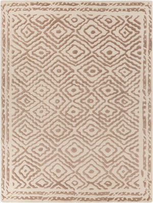 Surya Atlas Ats-1001 2' X 3' Handcrafted Wool Rug - Durable, Stylish, Perfect For Home Décor & Comfort Brown Wool Ats1006-811