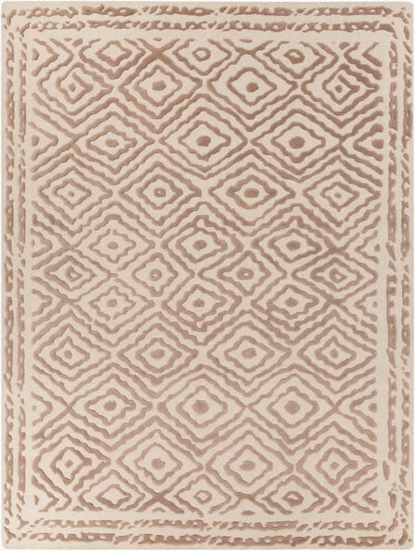 Surya Atlas Ats-1001 2' X 3' Handcrafted Wool Rug - Durable, Stylish, Perfect For Home Décor & Comfort Brown Wool Ats1006-811