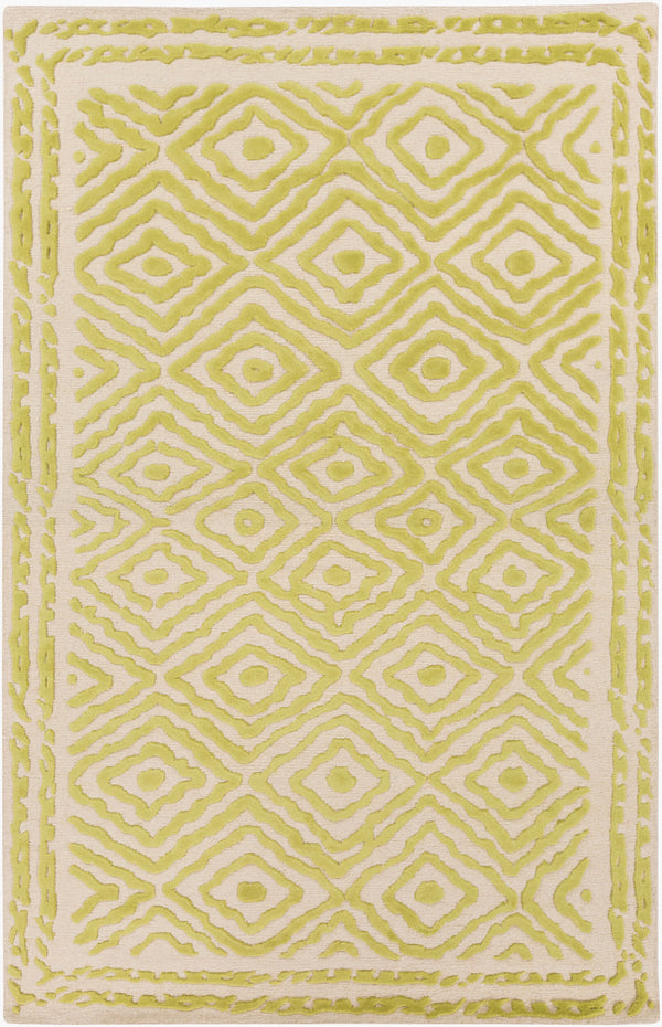 Surya Atlas Ats-1001 2' X 3' Handcrafted Wool Rug - Durable, Stylish, Perfect For Home Décor & Comfort Mustard Wool Ats1008-23