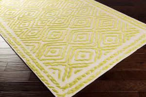 Surya Atlas Ats-1001 2' X 3' Handcrafted Wool Rug - Durable, Stylish, Perfect For Home Décor & Comfort Mustard Wool Ats1008-23