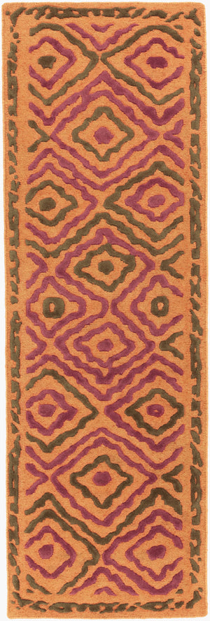 Surya Atlas Ats-1001 2' X 3' Handcrafted Wool Rug - Durable, Stylish, Perfect For Home Décor & Comfort Camel Wool Ats1014-268