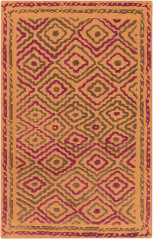 Surya Atlas Ats-1001 2' X 3' Handcrafted Wool Rug - Durable, Stylish, Perfect For Home Décor & Comfort Camel Wool Ats1014-3353