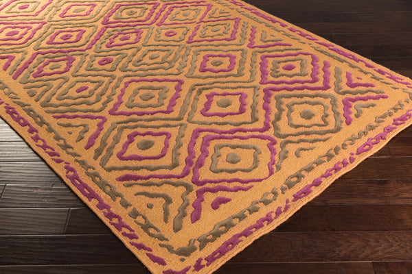 Surya Atlas Ats-1001 2' X 3' Handcrafted Wool Rug - Durable, Stylish, Perfect For Home Décor & Comfort Camel Wool Ats1014-268